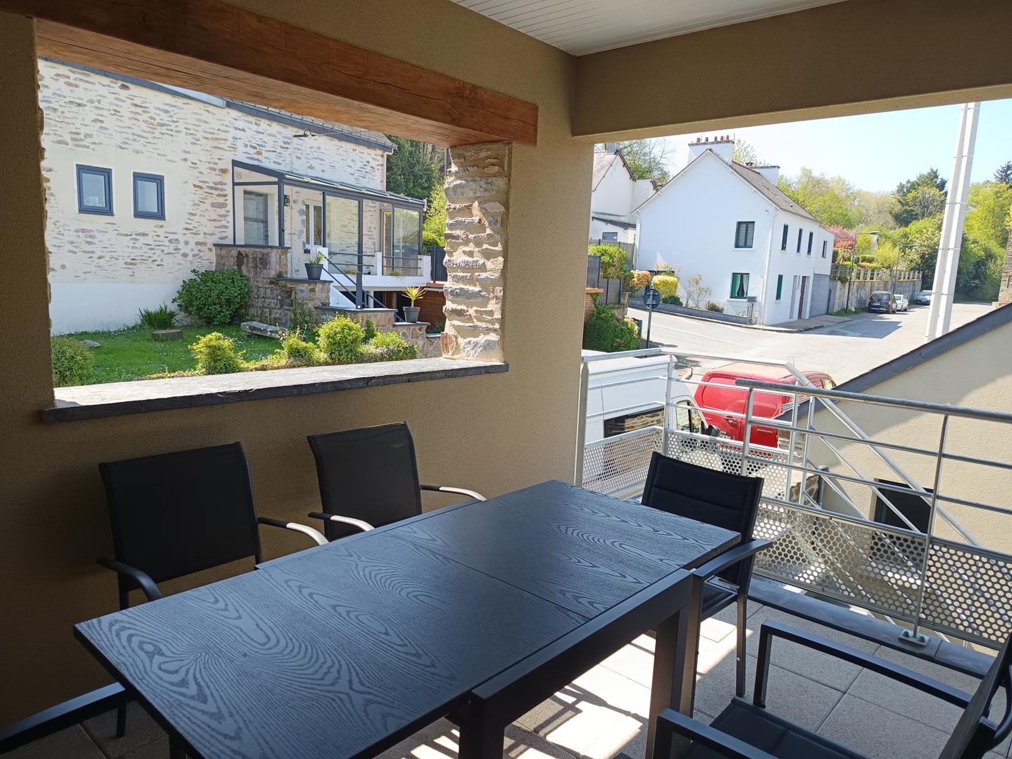 Appart Hotel La Gacilly-Centre Ville-Spa-Parking Exterior foto